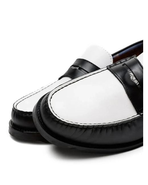 Naked Wolfe White Riviera Calf Leather Loafers for men