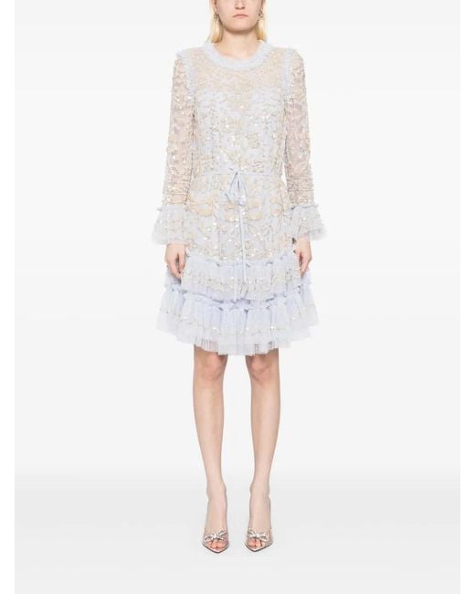 Needle & Thread White Celia Dress