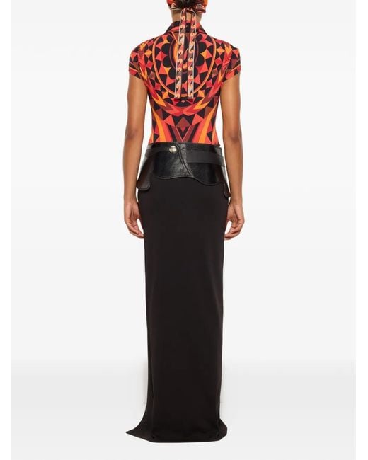 Emilio Pucci Black Superstretch Cady Skirt