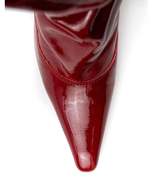 Naked Wolfe Red 90Mm Vern Boots