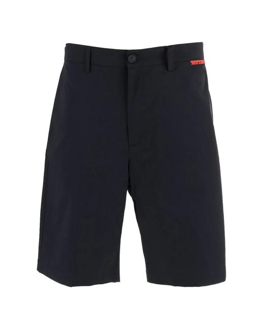 Just Cavalli Blue Logo-Detail Shorts for men