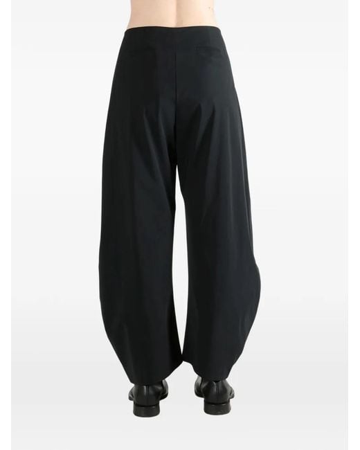 Amomento Gray Curved-Leg Trousers