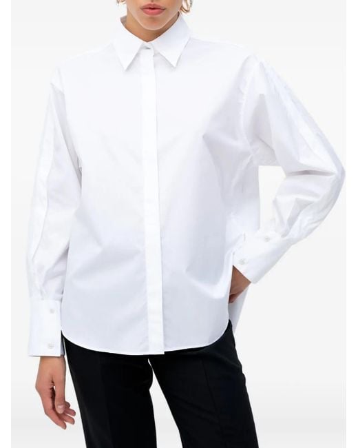 Boss White Cotton Shirt
