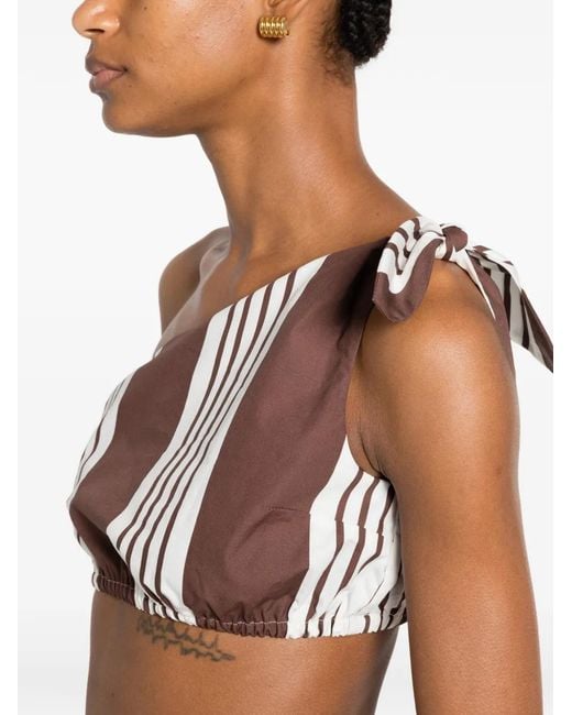 Posse Pink Rosie Striped-Print Top
