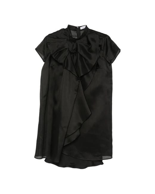 Viktor & Rolf Black Bow-Detail Mini Dress