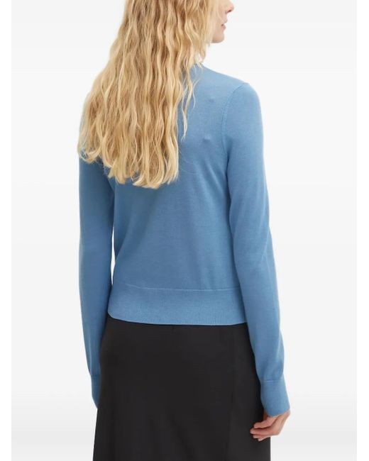 Samsøe & Samsøe Blue Button-Front Cardigan