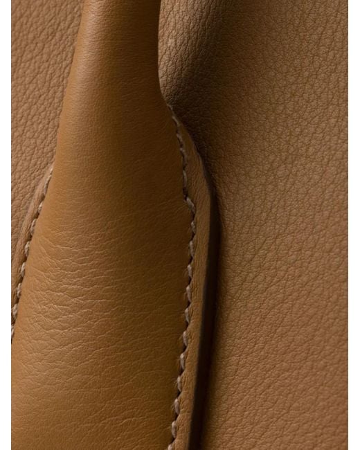 Borsa Tote Grande di Prada in Brown