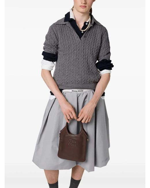 Miu Miu Brown Borse Softy