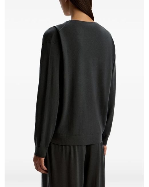 12 STOREEZ Black V-Neck Cardigan