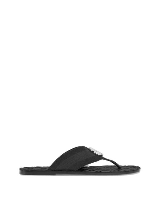 Gucci Black Riviera Thong Sandals for men