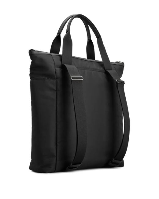 Tod's Black Two-Handle Buckle Backpack for men