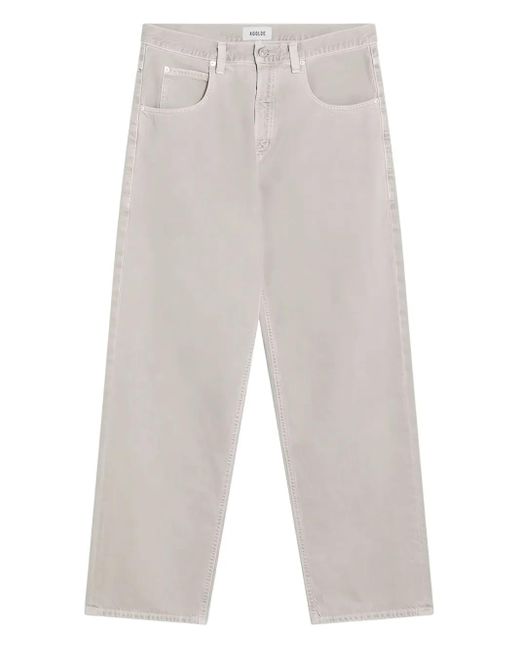 メンズ Agolde オーガニックコットン ストレートジーンズ Gray