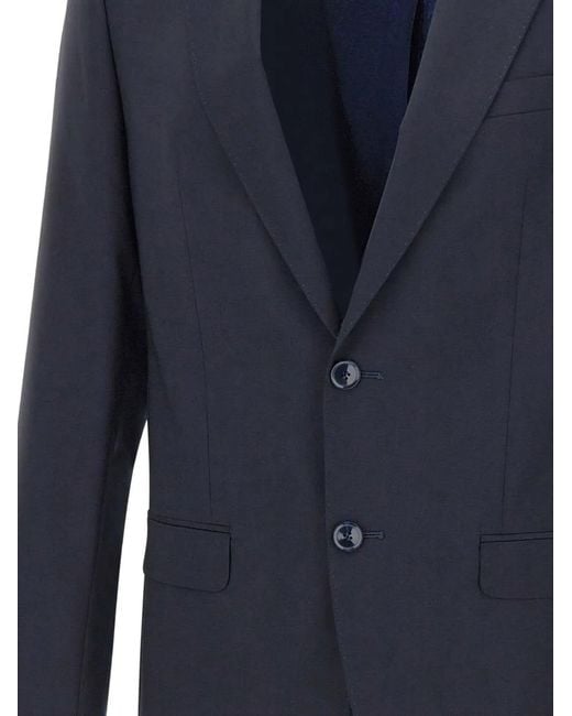 DIGEL Blue Alesso Single-Breasted Blazer for men
