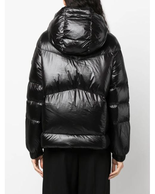 Woolrich Black Nylon Down Jacket