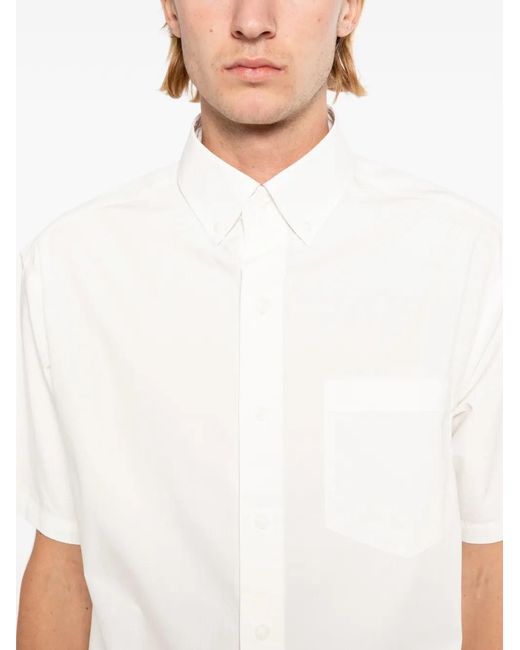 SPORT b. by agnès b. White Cotton Shirt for men