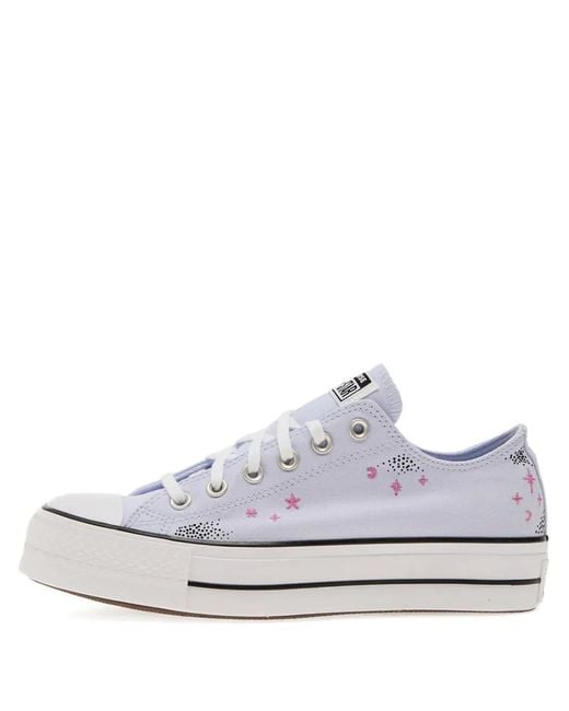 Converse White Lift Platform Celestial Sneakers