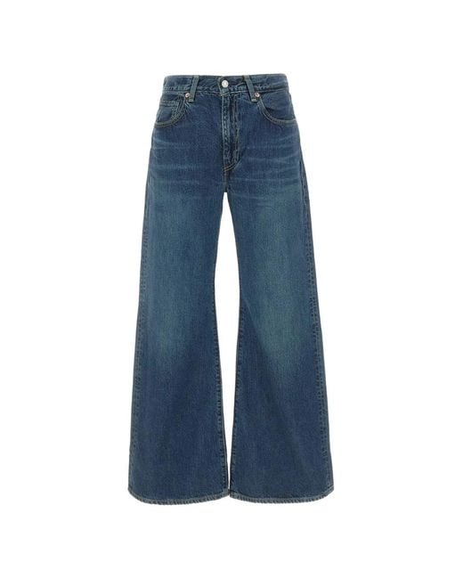 Levi's Blue Jean Évasé Carve À Coupe Cinq Poches