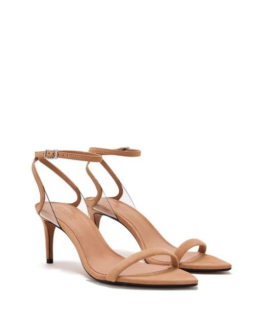 SCHUTZ SHOES Natural 75Mm Skye Ankle-Strap Heeled Sandals
