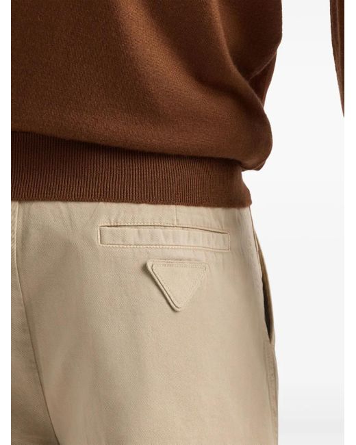 Prada Bermuda Shorts in het Natural voor heren