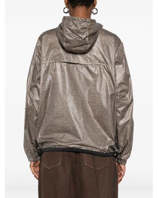 Chaqueta con cremallera Borbonese de color Brown