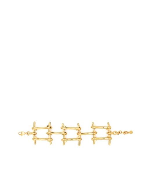 Rabanne White Wire Chain Bracelet