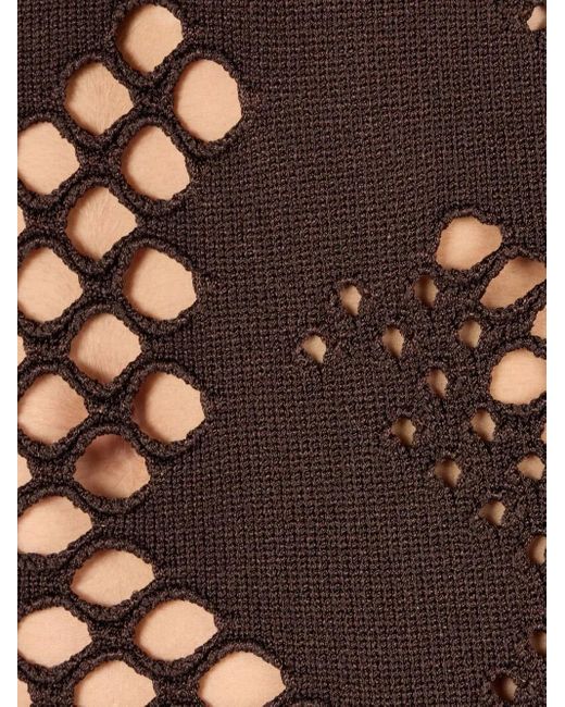 Roberto Cavalli Brown Sleeveless Dress