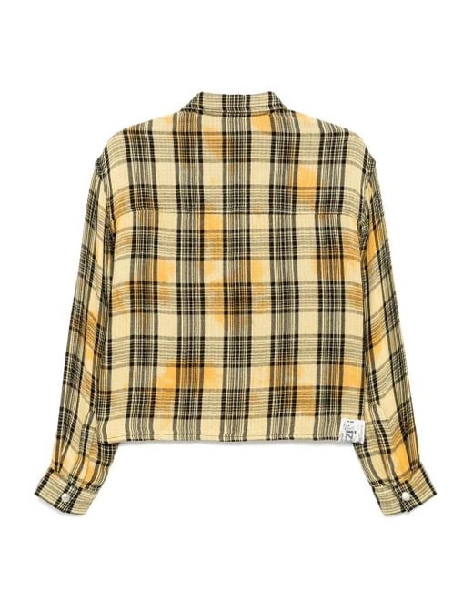 Izzue Metallic Checked Shirt