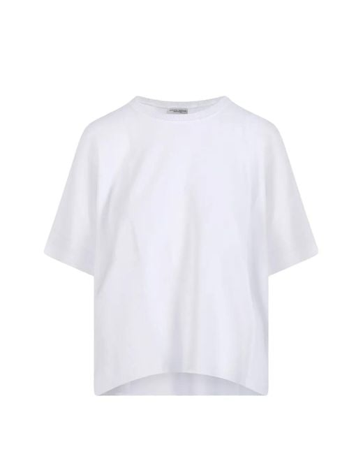 Roberto Collina White Short-Sleeve Crew-Neck T-Shirt