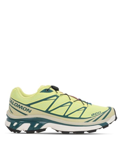 Salomon Green Xt-6 toggle-fastening Sneakers for men