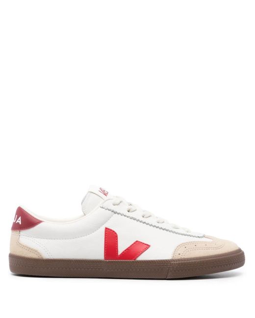 Veja Pink Volley O.T. Leather Sneakers for men