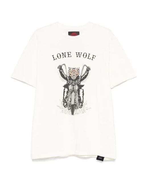 GALLERY DEPT. White Lone Wolf T-Shirt for men