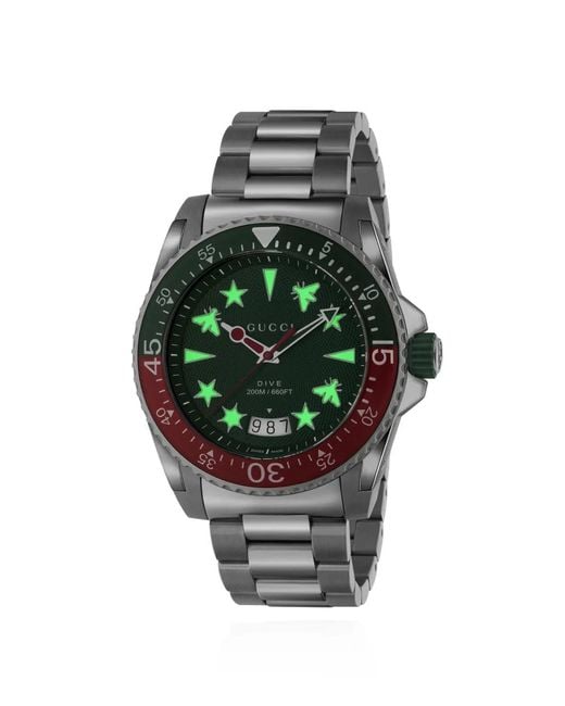 Gucci White Dive 40Mm