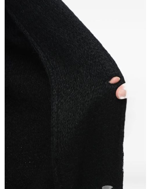 SUNHOUSE Black Single-Breasted Knit Blazer for men