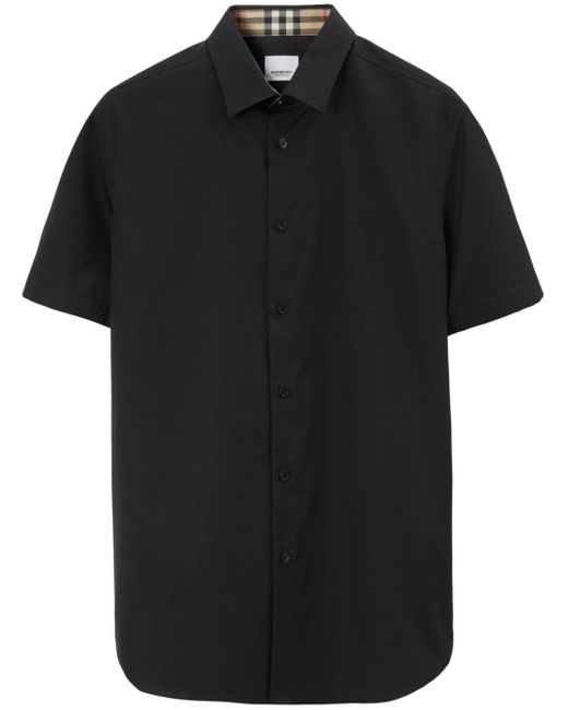 Burberry Hemd mit Ritteremblem in Black für Herren