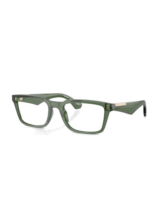 Burberry Green Square-Frame Glasses for men