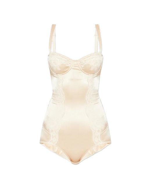 Dolce & Gabbana White Lace Body