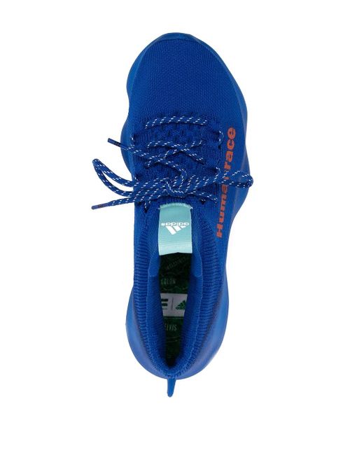 Adidas Blue X Pharrell Williams Humanrace Sichona Low-Top Sneakers for men