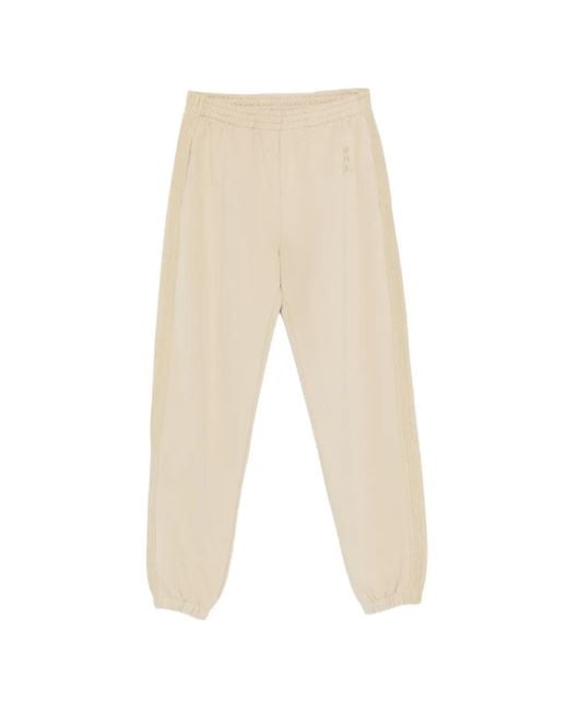 Patrizia Pepe White Elasticated Sand Track Pants