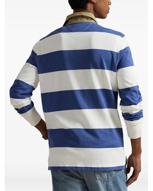 Chemise Rayée À Manches Longues Polo Ralph Lauren pour homme en coloris Blue