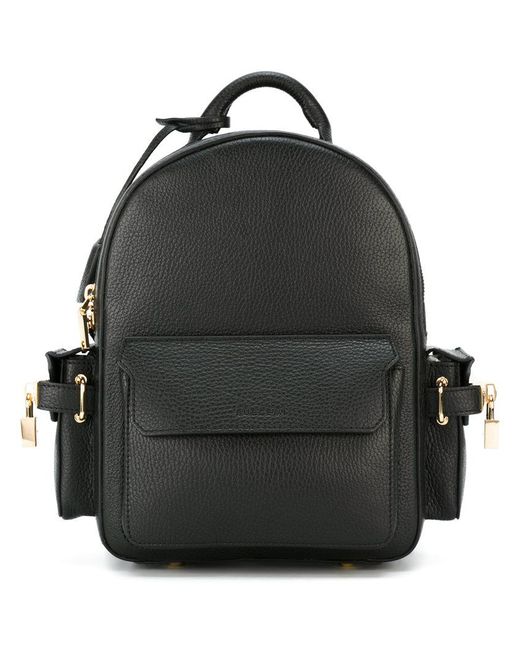 Buscemi Black Mini Backpack for men