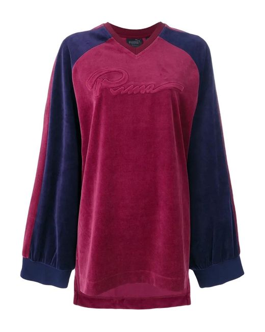 Fenty Purple V-Neck Sweatshirt