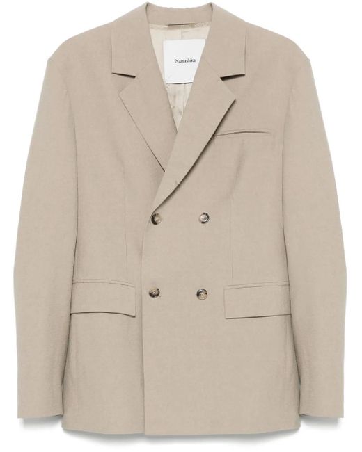 Nanushka Natural Diante Blazer