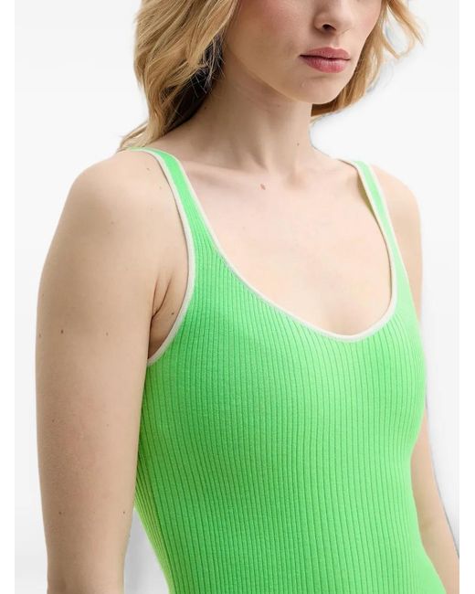 From Future Green Fine-Ribbed Tank Top