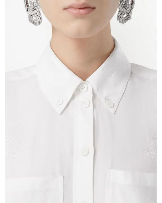 Burberry White Shirts