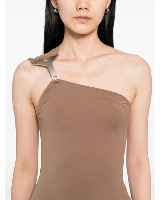 Rick Owens Brown Hydra Dress