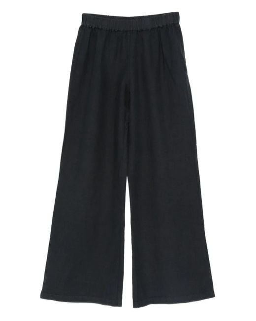 120% Lino Blue Linen Trousers