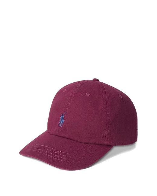 Polo Ralph Lauren Purple Logo-Detail Baseball Cap