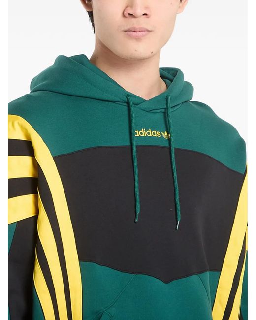 Adidas Green Santiago Loose-Fit Hoodie for men