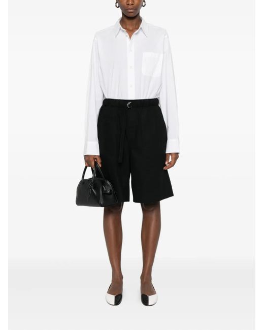 6397 White Long-Sleeve Button-Down Shirt