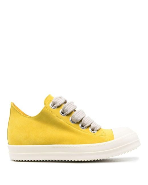 Rick Owens Yellow Chunky-laces Low-top Sneakers for men